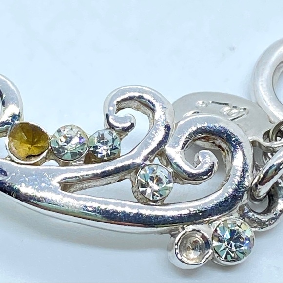 COOKIE LEE Rhinestone Scroll Bracelet - Picture 3 of 5